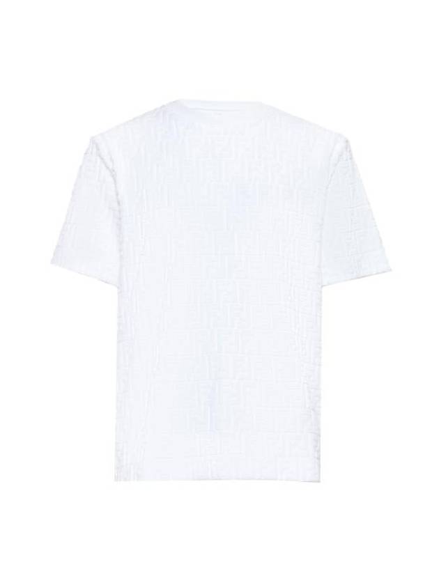 FF Terry Short Sleeve T Shirt - FENDI - BALAAN 1