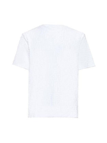 FF Terry Short Sleeve T Shirt - FENDI - BALAAN 1