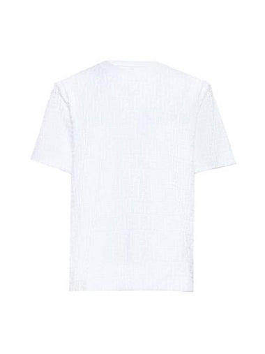 FF Terry Short Sleeve T Shirt - FENDI - BALAAN 1