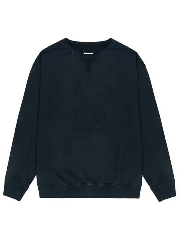 Numbering Logo Cotton Sweatshirt Black - MAISON MARGIELA - BALAAN 3