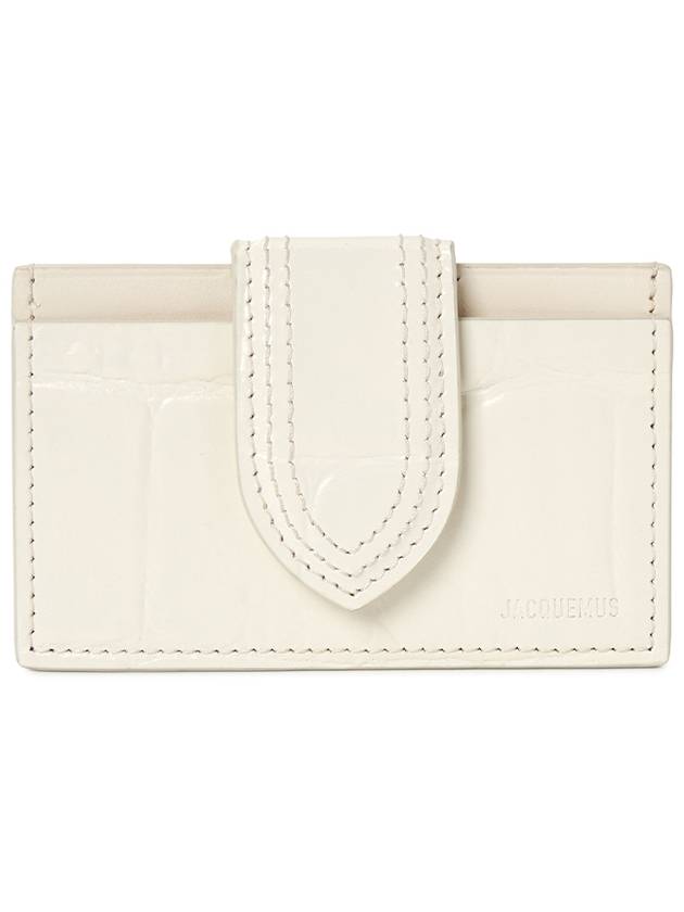 Le Porte Carte Bambino Leather Card Wallet Ivory - JACQUEMUS - BALAAN 2