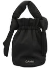 Occasion Top Handle Bucket Bag Black - GANNI - BALAAN.