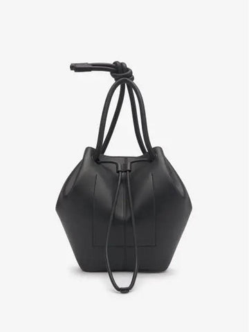 Medium Elongated Bucket Bag Black NW22SSBG03999 - NANUSHKA - BALAAN 1