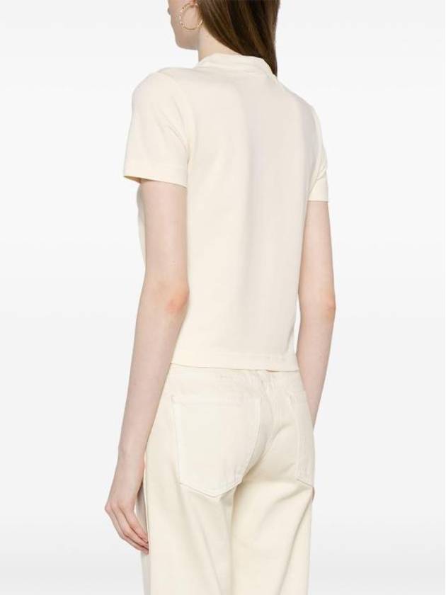 Le Gros Grain Short Sleeve T-Shirt Light Beige - JACQUEMUS - BALAAN 4