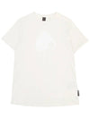 Augustine Logo Print Short Sleeve T-Shirt Ivory - MOOSE KNUCKLES - BALAAN 2