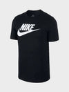 Futura Icon Short Sleeve T-Shirt Black - NIKE - BALAAN 3