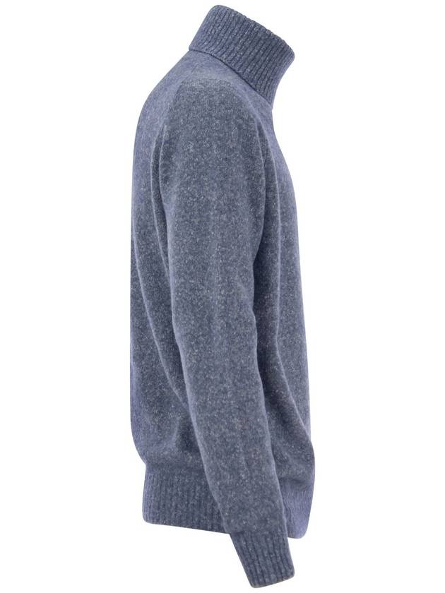 Turtleneck Sweater MSO706803 CIA04 AZZURRO GRIGIO B0170444742 - BRUNELLO CUCINELLI - BALAAN 4