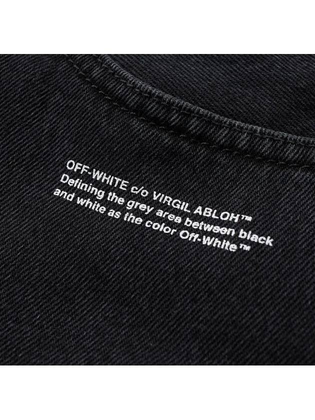 OFFWHITE Black Slim Firetape Jeans - OFF WHITE - BALAAN 5