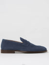 Suede Penny Loafers Midnight Blue - BRUNELLO CUCINELLI - BALAAN 4