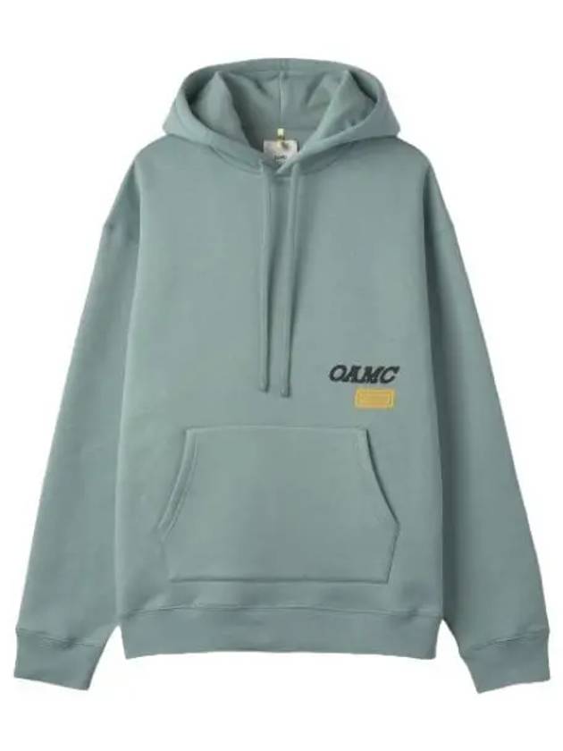 wall hooded sage green t shirt hoodie - OAMC - BALAAN 1