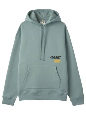 wall hooded sage green t shirt hoodie - OAMC - BALAAN 1