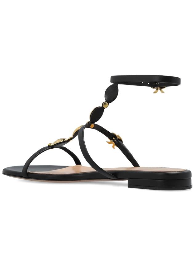 Gianvito Rossi Leather Sandals, Women's, Black - GIANVITO ROSSI - BALAAN 5