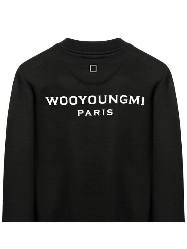 Back Logo Sweatshirt Black - WOOYOUNGMI - BALAAN 5