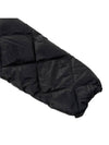 Sora Logo Quilted Short Padding Black - DUVETICA - BALAAN 6