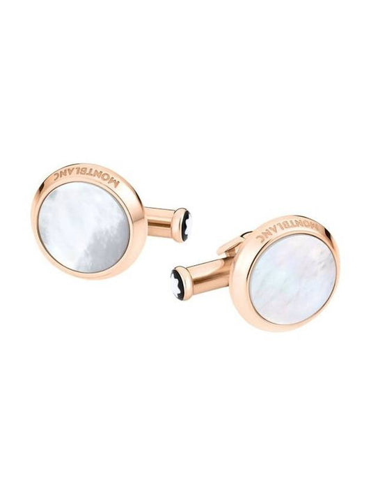 Meisterstuck Cufflinks Rose Gold - MONTBLANC - BALAAN 1