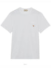 Baby Fox Patch Pocket Short Sleeve T-Shirt White - MAISON KITSUNE - BALAAN 2