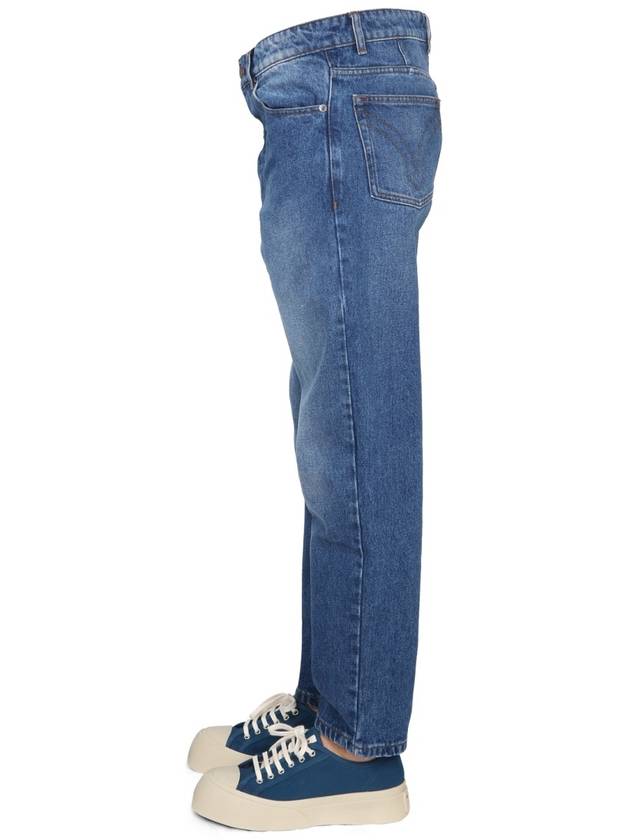 Tapered Fit Denim Jeans Blue - AMI - BALAAN 5