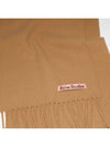 Skinny Wool Muffler Light Brown - ACNE STUDIOS - BALAAN 4