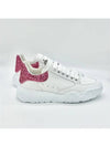 Court Trainer Glitter Tab Low Top Sneakers White - ALEXANDER MCQUEEN - BALAAN 2