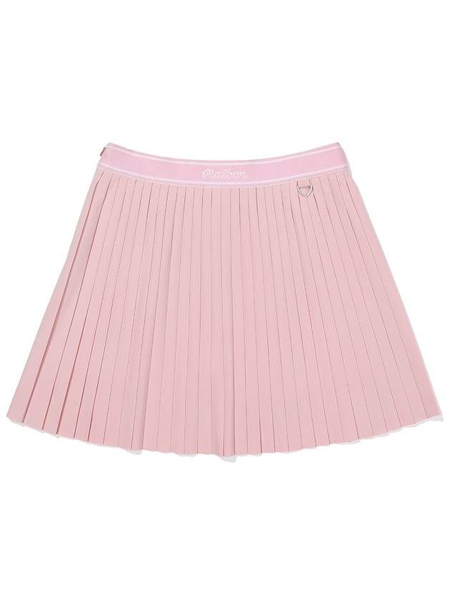 Side pleated skirt PINK WOMAN - MALBON GOLF - BALAAN 2