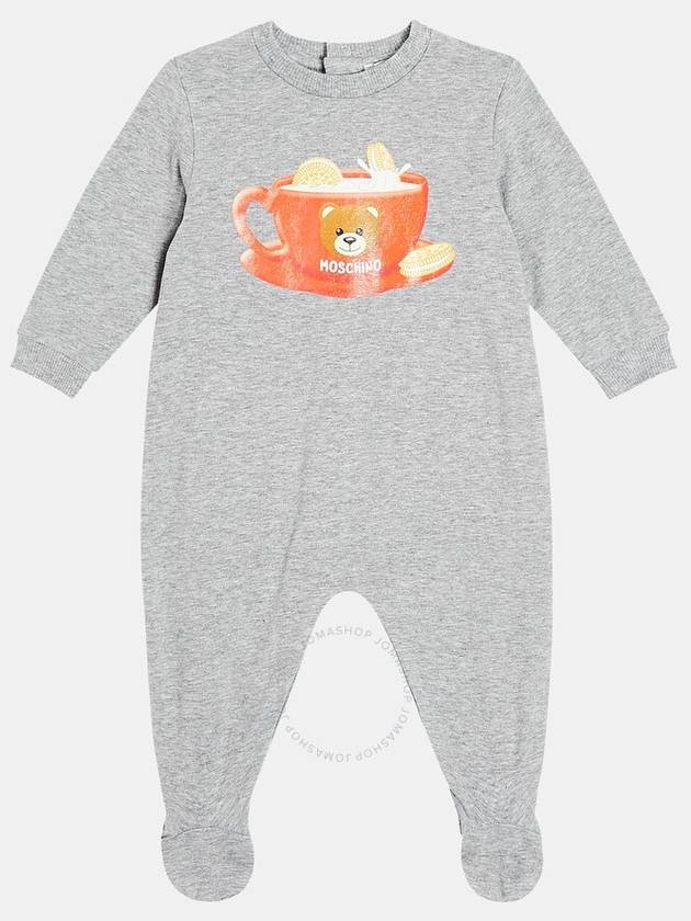 Moschino Newborn Cloud Toy Cookies Baby Set Of 2 Logo Printed Onesies, Size 9/12M - MOSCHINO - BALAAN 2