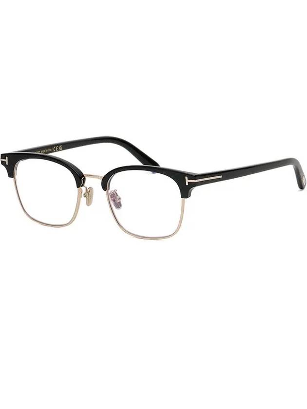 Eyewear Square Eyeglasses Black Gold - TOM FORD - BALAAN 8