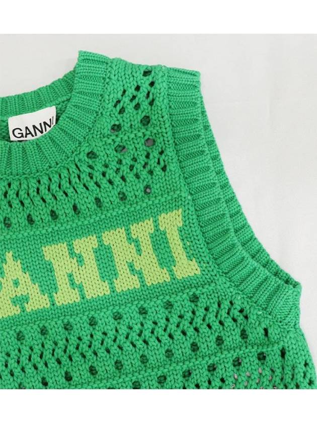 green knit sleeveless - GANNI - BALAAN 8