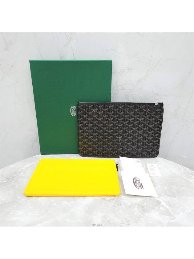 Lux You Sena Clutch Bag Black MM - GOYARD - BALAAN 7