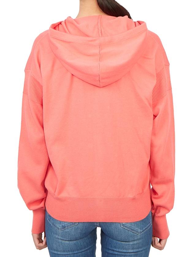 Embroidered Logo Hoodie Cardigan Pink - VIVIENNE WESTWOOD - BALAAN 8