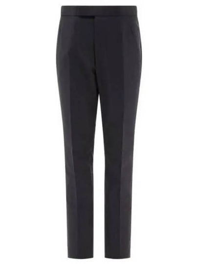 Super 120S Twill Classic Backstrap Trouser Pants Dark Grey - THOM BROWNE - BALAAN 2