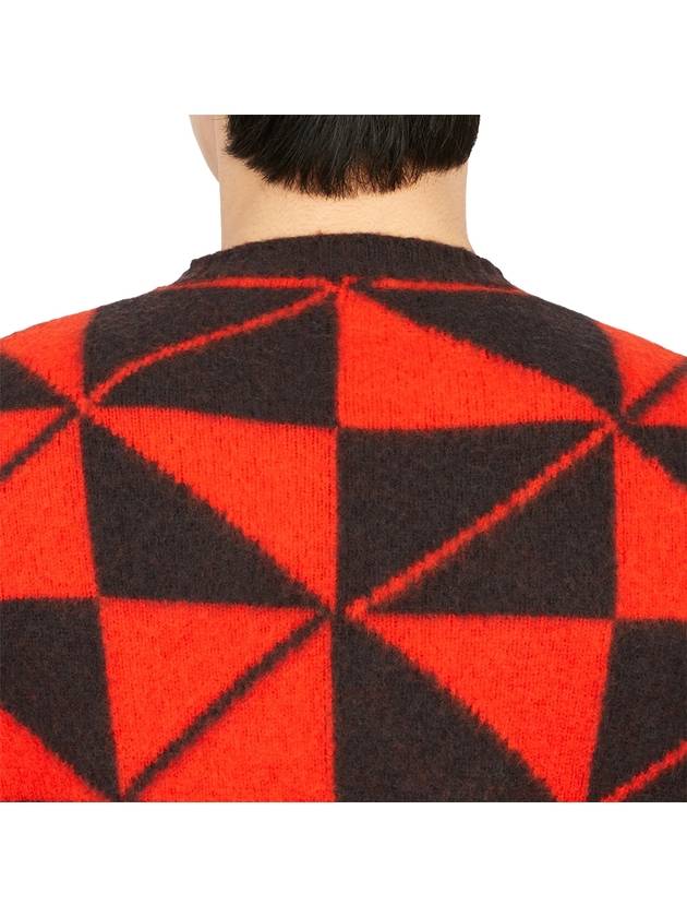 Crew Neck Lambswool Knit Top Red - DRUMOHR - BALAAN 8