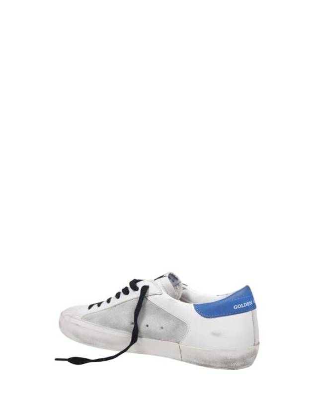 Superstar Leather Low Top Sneakers Blue White - GOLDEN GOOSE - BALAAN 4