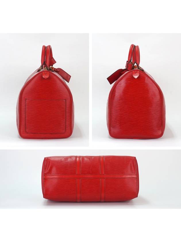 Epi Red 50 Boston Travel Bag - LOUIS VUITTON - BALAAN 6