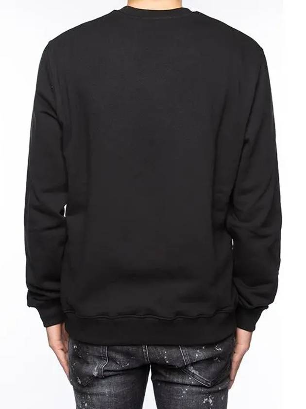 Men s Graffiti Logo Sweatshirt Black 2000MM513 - MSGM - BALAAN 5