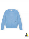 logo embroidered alpaca blend sweater K2125 - GANNI - BALAAN 2