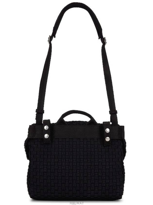 Postino Intrecciato Cross Bag Black - BOTTEGA VENETA - BALAAN 3