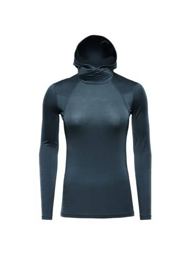 BLACKYAK Women s Gula Hood Base Layer S9 - BLACKBROWN - BALAAN 1