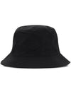 Logo Patch Nylon Bucket Hat Black - STONE ISLAND - BALAAN 1