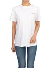 Glitter Star Logo Short Sleeve T-Shirt Pink White - GOLDEN GOOSE - BALAAN 6