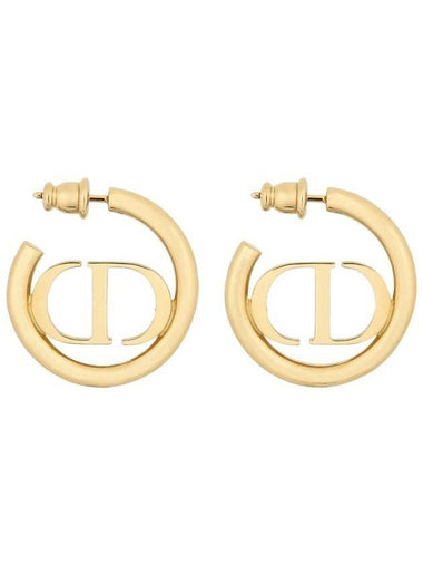 30 Montaigne Earrings Gold - DIOR - BALAAN 1