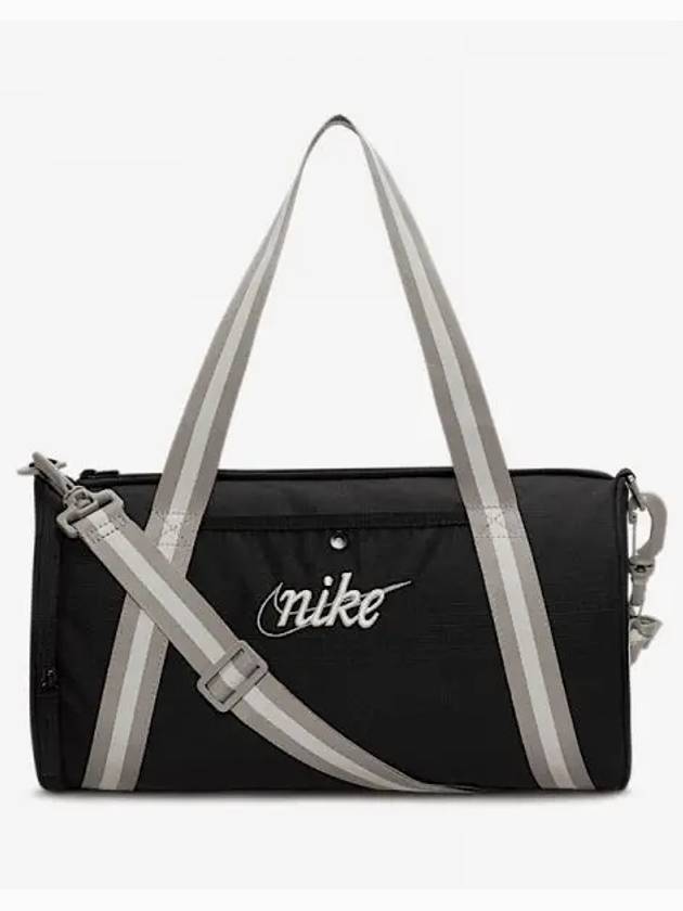 Heritage Retro Duffel Bag White Black - NIKE - BALAAN 1