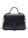 GG Interlocking Chain Small Top Handle Shoulder Bag Black - GUCCI - BALAAN 2