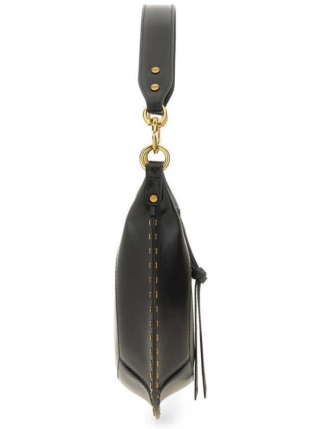 Naoko Studded Leather Shoulder Bag Black - ISABEL MARANT - BALAAN 5