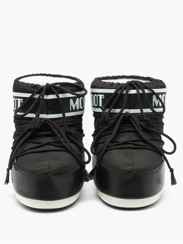 Icon Rubber Sole Grab Snow Boots Black - MOON BOOT - BALAAN 4