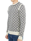 Monogram Jacquard Knit Top Off White - JIL SANDER - BALAAN 3