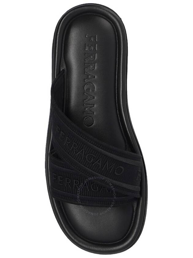 Salvatore Sandals 01G833769514001 P24 BLACK - SALVATORE FERRAGAMO - BALAAN 4