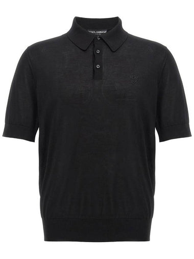 Dolce & Gabbana Knitted Polo Shirt - DOLCE&GABBANA - BALAAN 1