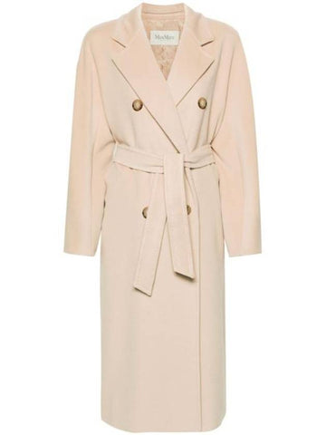 Madame Wool Cashmere Double Coat Beige - MAX MARA - BALAAN 1