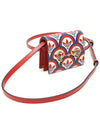 702248 Blue Red Leather Adidas x Horsebit WOC Card Case Mini Cross Bag - GUCCI - BALAAN 3