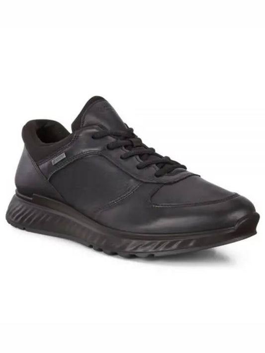 Men's Exostride Low Top Sneakers Black - ECCO - BALAAN 2